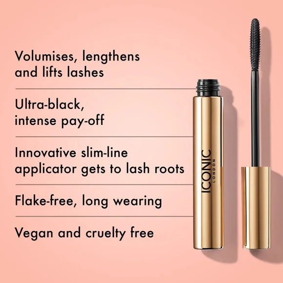 Iconic London Triple Threat Mascara in Black | NEW | Full Size - Picture 5 of 14